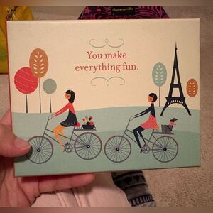 Set of Blank Greeting Cards with Printed Envelopes